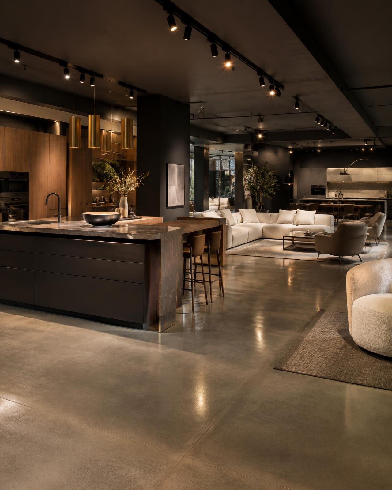 Interno dello showroom Febal Casa
